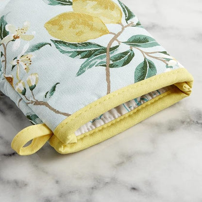 Martha Stewart Lemon Whimsy Mini Oven Mitt 2-Pack Set - Image 4