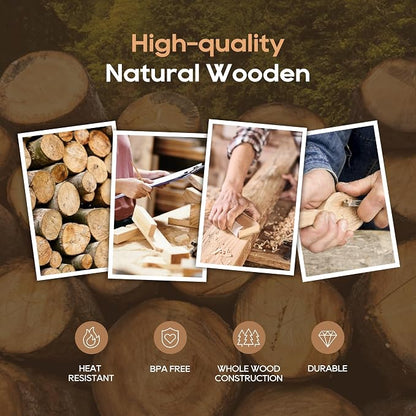 KLYRO 13 Pcs Wooden Cooking Utensil Set - Image 2