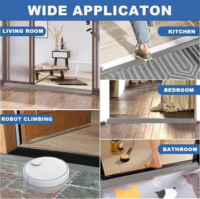 Vinyl Door Threshold Flooring Transition Strip Self Adhesive Carpet Edging Strip - Image 6