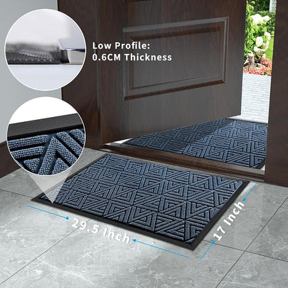 Yimobra Outdoor Mats for Front Door 29.5x17, All-Weather Waterproof Non-Slip - Image 8