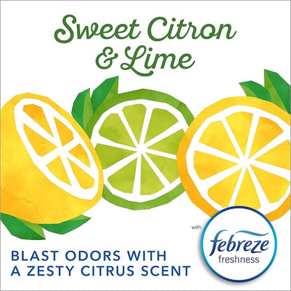 Glad Small Trash Bags 4 Gallon, Febreze Sweet Citron & Lime Garbage Bags - Image 3