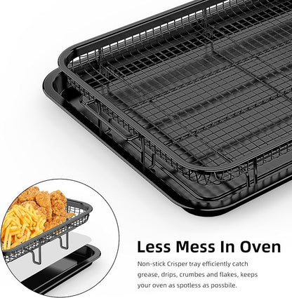 Air Fryer Basket for Oven, OPENICE 18.6" x 12.8" Air Fryer Basket and Tray Set - Image 4