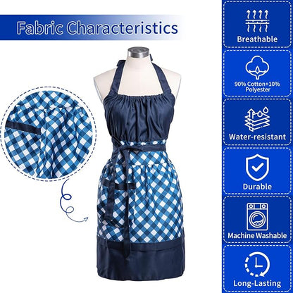 Lovely Flower Pattern Retro Aprons - Image 8