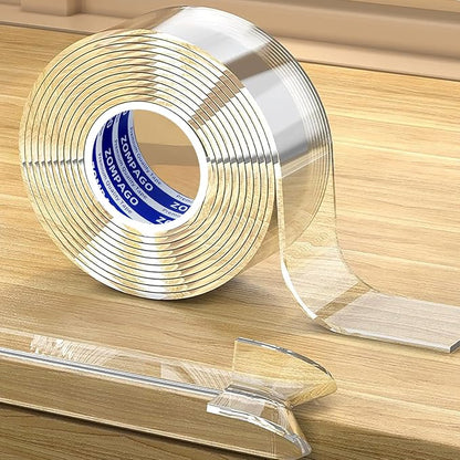 Clear Soft Corner Protectors for Furniture Strip, 1.8in x13FT, Sharp Edge & by ZOMPAGOTape