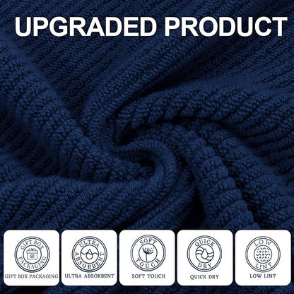 VOOVA & MOVAS Bath Towels, Large 30" x 56" - Image 2
