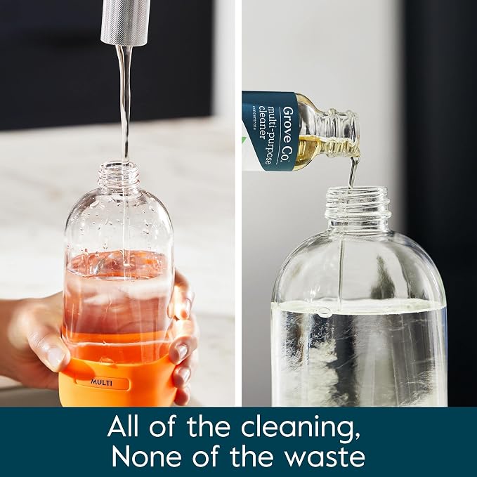 Grove Co. Multi-Purpose Cleaner, Refill Concentrate + Glass Spray Bottle - Image 3