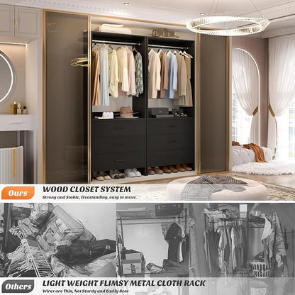 Aheaplus 2FT Closet System - Image 6