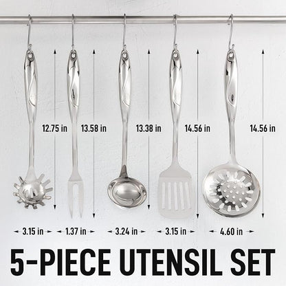 Zulay Kitchen Stainless Steel Cooking Utensil - Image 3