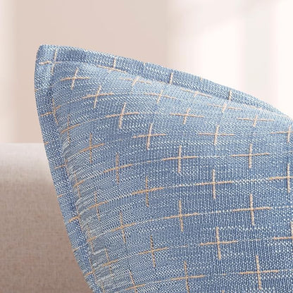 ZWJD Pillow Covers 20x20 Set of 2 Soft Polyester Textured Pillow Covers - Image 2