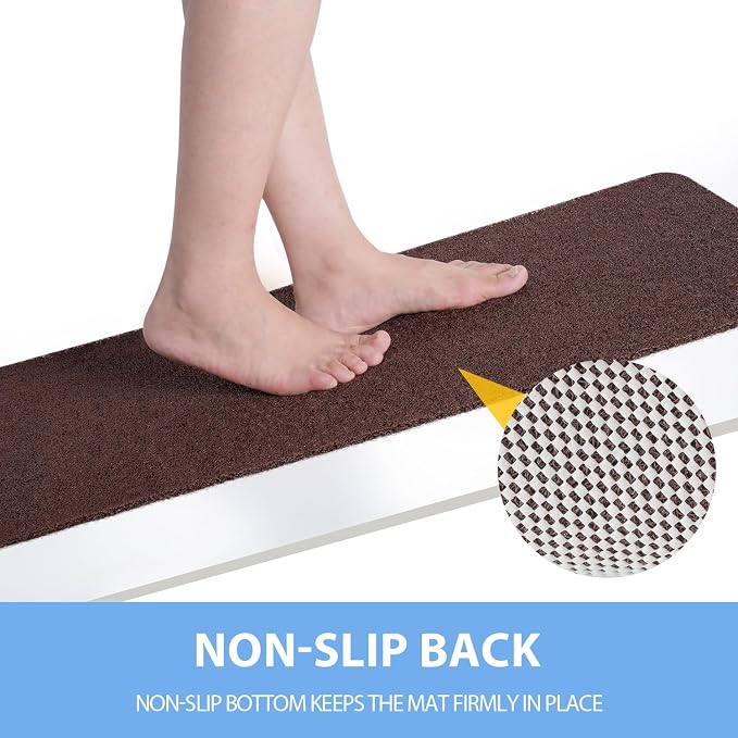Non-Slip Bathtub Mat, Anti Slip Shower Mat, Fast Drying Bathtub Mats, Foot - Image 3