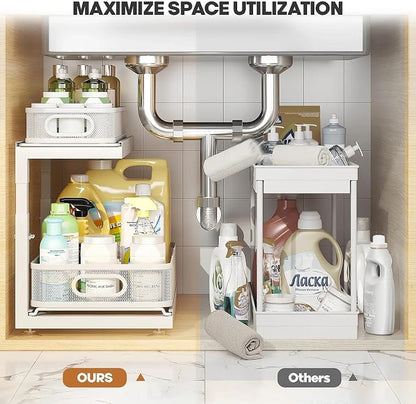 2-Pack Under Sink Storage Organizer - Image 4