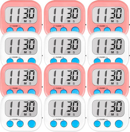 Timer for Kids Teachers Digital Kitchen Timers for Cooking Large Magnetic by AOUCE