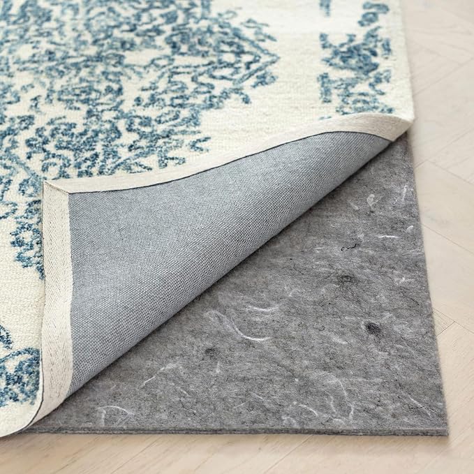 RUGPADUSA - Dual Surface - 6'7" x 9' - 1/8" Thick - Felt + Rubber - Non-Slip by RugPadUSA