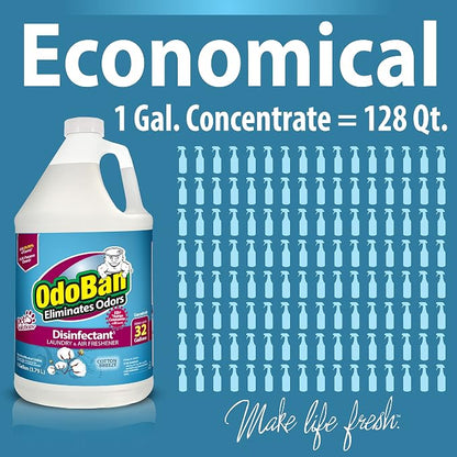 OdoBan Disinfectant Concentrate and Odor Eliminator, Made in the USA, Cotton - Image 4