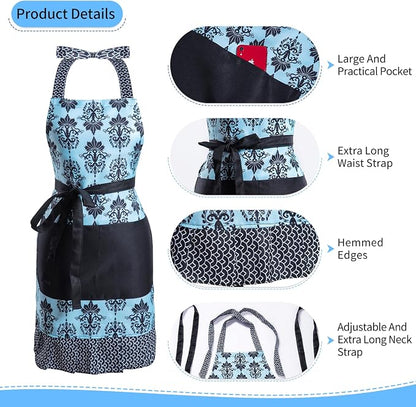 Lovely Flower Pattern Retro Aprons - Image 4