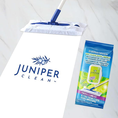 Wet Floor Wipes, Fresh Scent & Plant-Based Textured Cloth Trap Absorb Dirt - Image 2