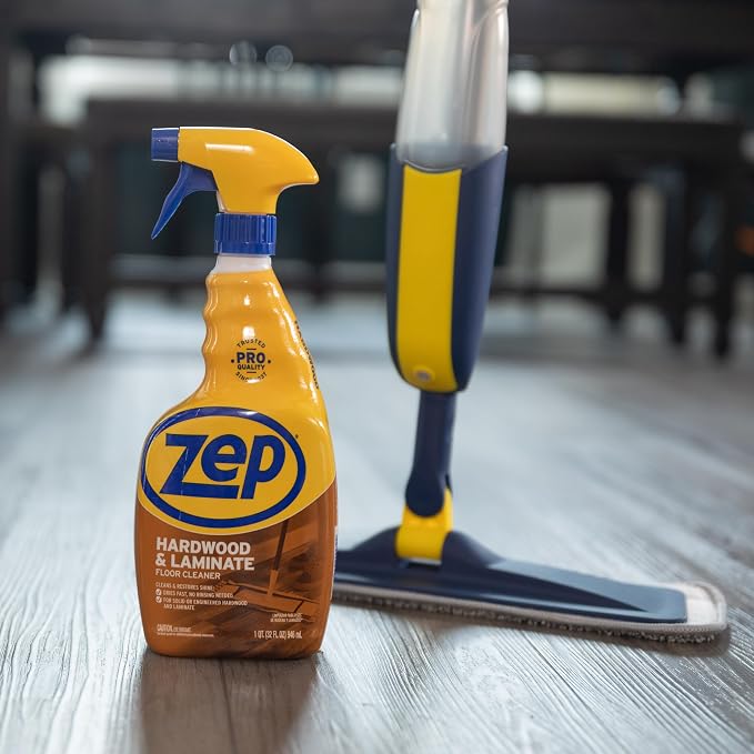 Zep Hardwood and Laminate Floor Cleaner - 32 oz - ZUHLF32 - Removes Spots - Image 7