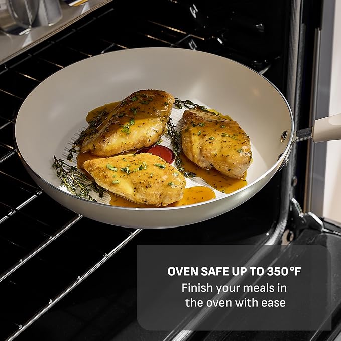 T-Fal Signature Nonstick 12 Inch Frying Pan Skillet, Oven Safe Up to 350°F - Image 6
