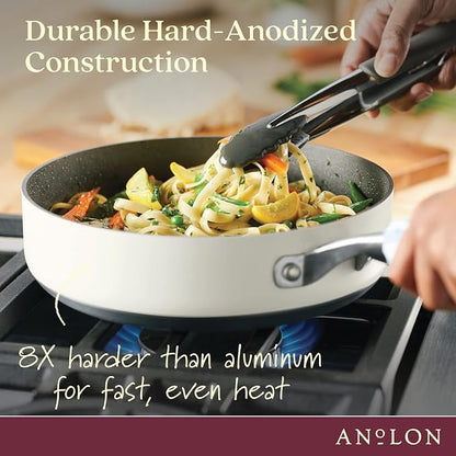 Anolon Achieve Hard Anodized Nonstick Sauté Pan - Image 6