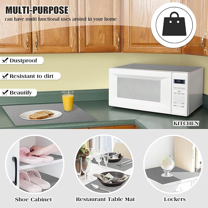 20Pcs Refrigerator Liners, Washable Fridge Liner Shelf Mats Refrigerator Pads - Image 6