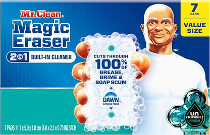 Mr. Clean Magic Eraser Foaming Sponge, All Purpose Cleaner, Dawn Cleaning Power - Image 11