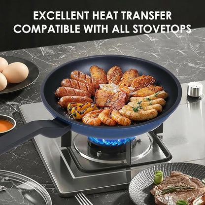 Nonstick Frying Pan Skillet, 8 Inch Frying Pan Skillet, Egg pans, Omelette Pan - Image 6