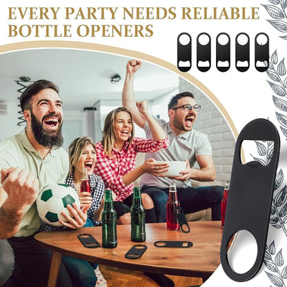 Remerry Bottle Openers Stainless Steel Flat Bottle Opener Bulk 3.4 x 1.3 Inches - Image 6