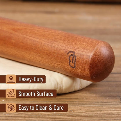 BAMBOO LAND- French Rolling Pin Set, Natural Wood Rolling Pins - Image 4