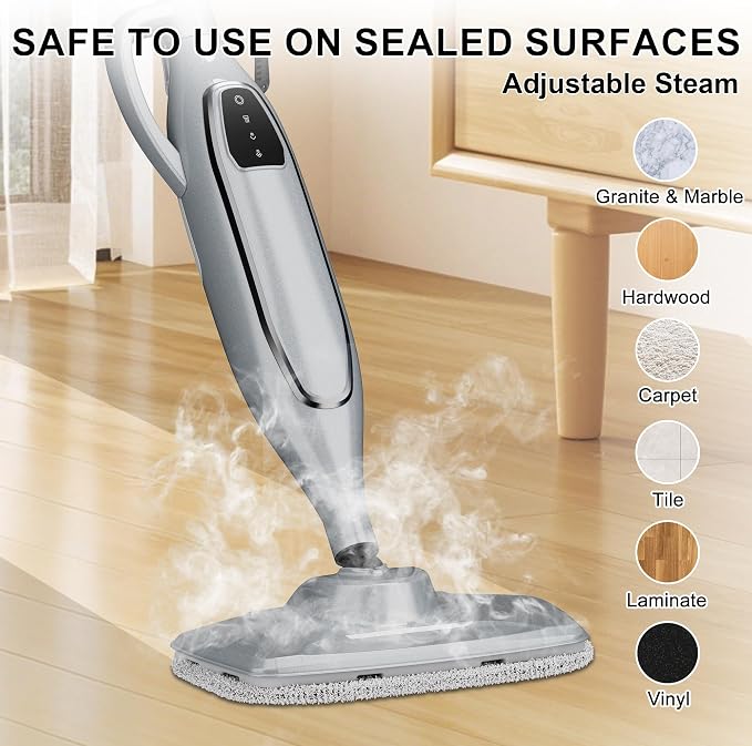 Steam Mop Cleaner, GONGNAR All-in-one Powerful Handheld Steam Cleaner - Image 6