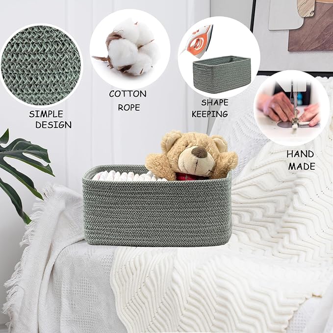 COMFY-HOMI 13" x 8.5" x 5.1"Storage Baskets - Image 8