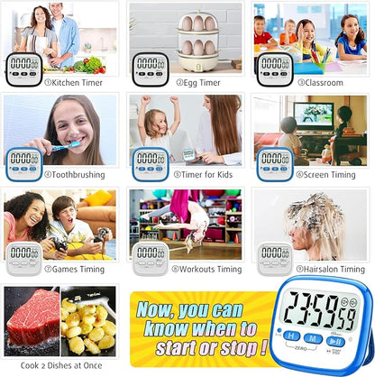 AyayaBoss 2-Pack Magnetic Kitchen Timers - Image 5