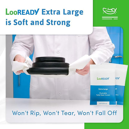 Individually Wrapped Toilet Seat Covers Disposable Flushable - Image 5