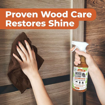 Mighty Mint Wood Cleaner and Conditioner, Spray Cleans and Renews Wood - Image 3