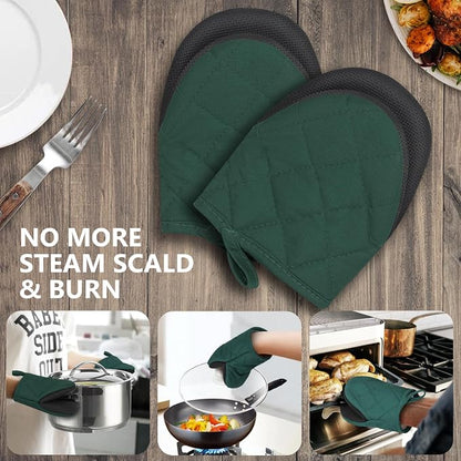 1 Pair Short Oven Mitts - Image 7