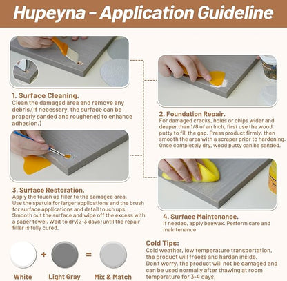 Wood Repair Kit, Wood Furniture Repair Kit, Wood Filler, Wood Putty and - Image 4