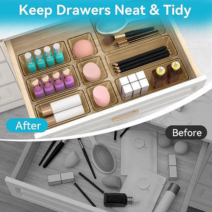 ElegantArray 12 PCS Drawer Organizer Set, 4 Sizes Tool Storage Trays - Image 3