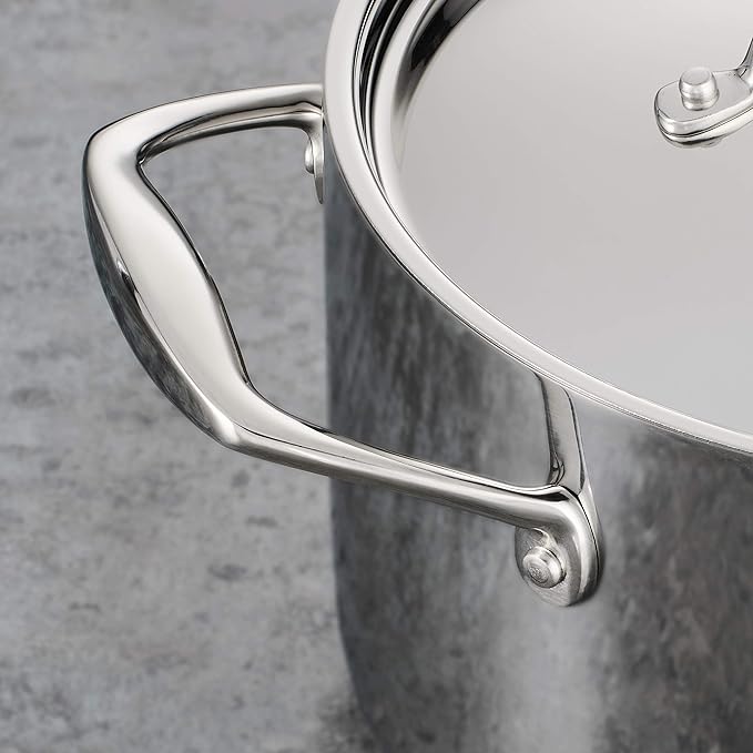 Tramontina Signature Tri-Ply Clad Stainless Steel 10-Piece Cookware Set - Image 5