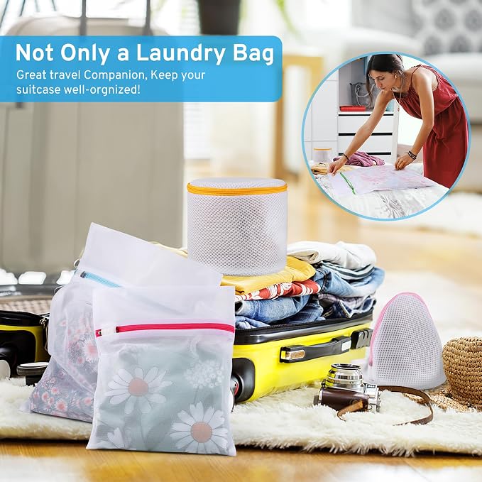 3 Pack 3 Size Mesh Laundry Bags Set - Image 8
