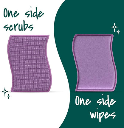 Scotch-Brite Stay Clean Scrubber Pads, Non-Scratch Dish Sponges - Image 4