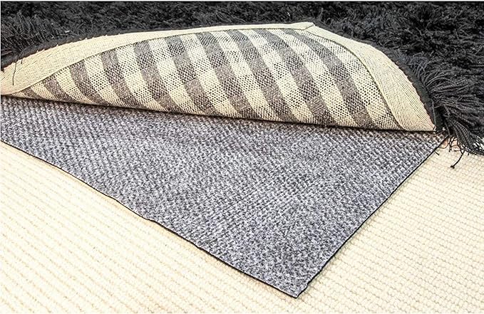 Hold-a-Rug Plush 5' x 8' Nonskid, Nonslip Rug Pad, Reversible Gripper, ¼ Thick, Safe for All Floors and Carpet, Keep Area Rugs Secure