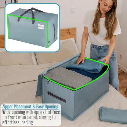 VENO 6 Pack Moving and Storage Bags, Heavy Duty, Alternative to Moving Boxes - Image 2