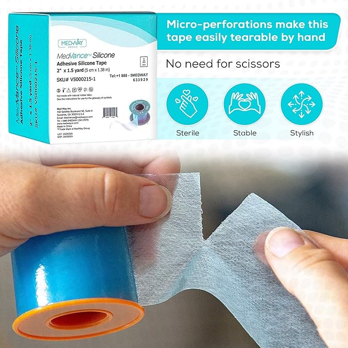 MedVance Silicone Tape 2" Wide Soft - Image 3