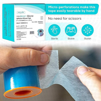 MedVance Silicone Tape 2" Wide Soft - Image 3