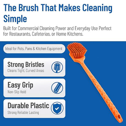 SPARTA 40501EC24 Plastic Large Scrub Brush, Kitchen Brush, Utility Brush - Image 3