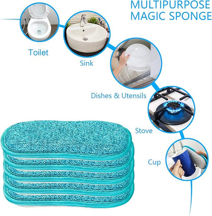 Kitchen Dish Sponge Scrubber Non Scratch, Dishcloth No Odor Reusable Washable - Image 4