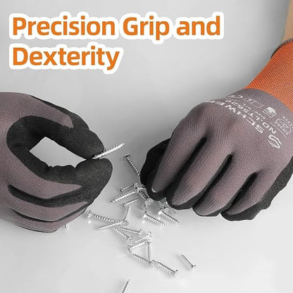 Schwer 12 Pairs Safety Work Gloves - Image 4