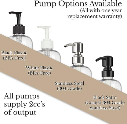 Clear Refillable Shampoo and Conditioner Bottles - Image 6