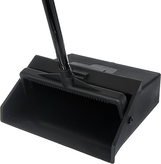 Carlisle FoodService Products 36141003 Duo-Pan Upright Lobby Pan, 30" Handle, Black (Pack of 6)