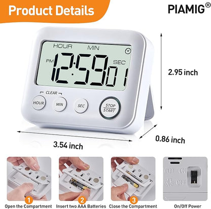 Digital Kitchen Timer Alarm Clock - Image 4
