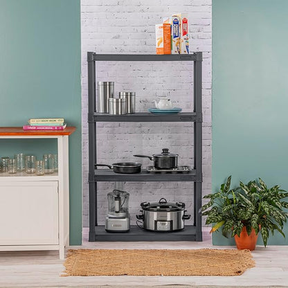 Sterilite 3-Pack 4 Shelf Unit, Heavy-Duty Shelving Storage and Utility Rack - Image 2